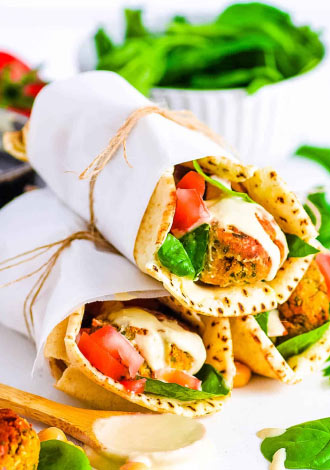 BigBoss StAndrews  Falafel Wrap